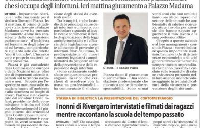 PIAZZA NOMINATO CONSULENTE DELLA COMMISSIONE PARLAMENTARE CHE SI OCCUPA DEGLI INFORTUNI